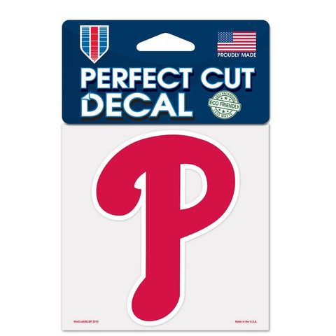 Philadelphia Phillies 4"x4" DieCut Decal Logo