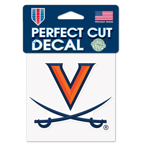 Virginia Cavaliers 4"x4" DieCut Decal Logo