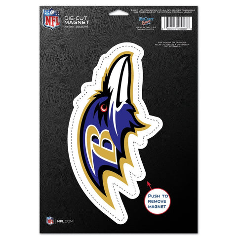 Baltimore Ravens 8" Die Cut Magnet
