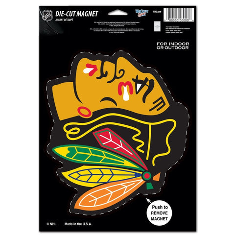 Chicago Blackhawks 8" Die Cut Magnet
