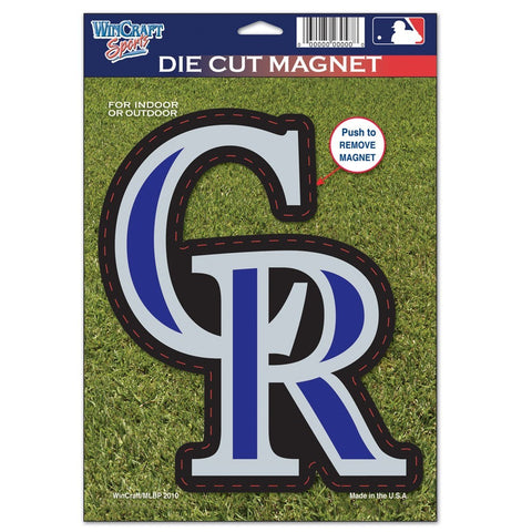 Colorado Rockies 8" Die Cut Magnet