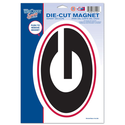Georgia Bulldogs 8" Die Cut Magnet