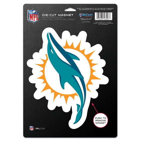 Miami Dolphins 8" Die Cut Magnet