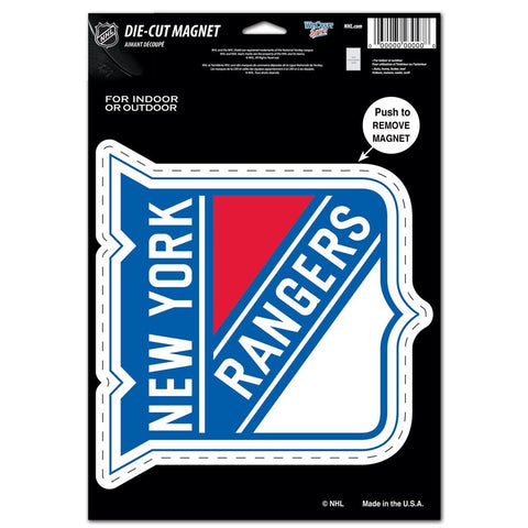New York Rangers 8" Die Cut Magnet