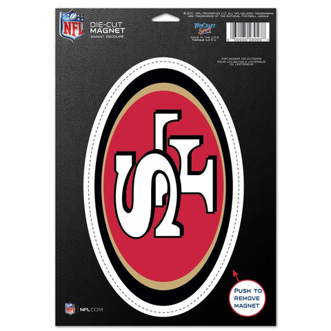 San Francisco 49ers 8" Die Cut Magnet