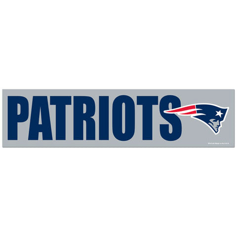 New England Patriots Bumper Sticker