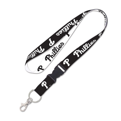 Philadelphia Phillies Black & White Lanyard