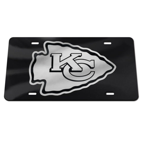 Kansas City Chiefs Laser Engraved License Plate - Mirror Alternate