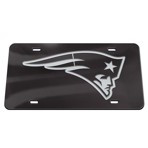 New England Patriots Laser Engraved License Plate - Mirror Alternate