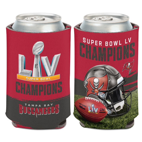 Tampa Bay Buccaneers Super Bowl LV Champions Can Cooler - Helmet