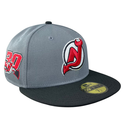 59FIFTY New Jersey Devils Storm Gray/Black/Gray 30 Years Patch