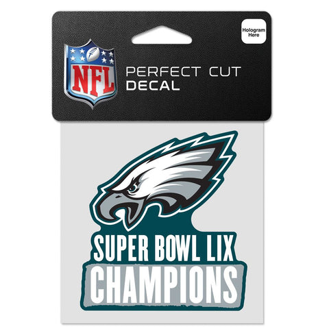 Super Bowl LIX Champions 4" x 4" Vinyl Decal