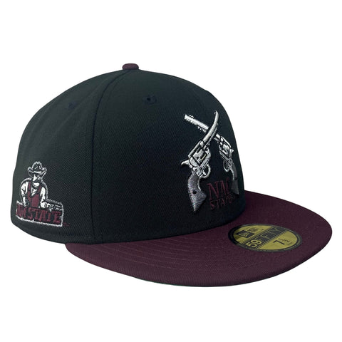 59FIFTY New Mexico State Aggies Black/Maroon/Green NM State Patch