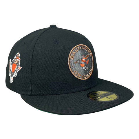 59FIFTY Baltimore Orioles Black/Green Angry Bird Patch