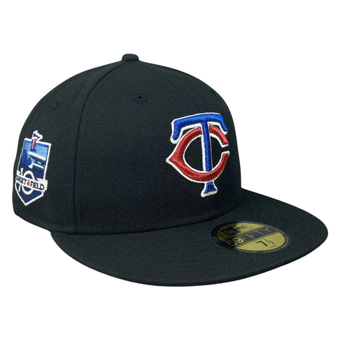 59FIFTY Minnesota Twins Black/Green Target Field 10 Years Patch