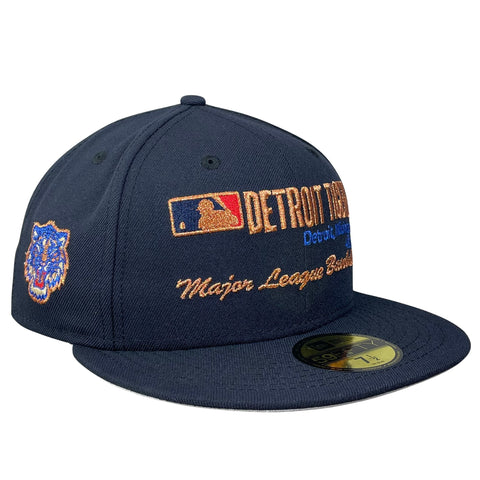 59FIFTY Detroit Tigers Navy/Gray Tiger Patch