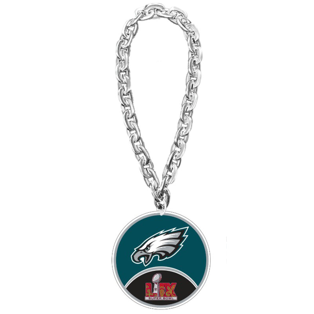 Philadelphia Eagles Super Bowl LIX FanFave Logo Chain