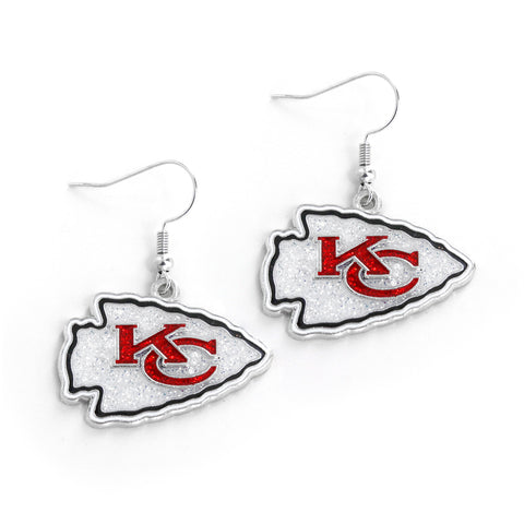 Kansas City Chiefs Glitter Dazzle Earrings