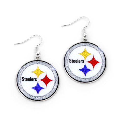 Pittsburgh Steelers Glitter Dazzle Earrings