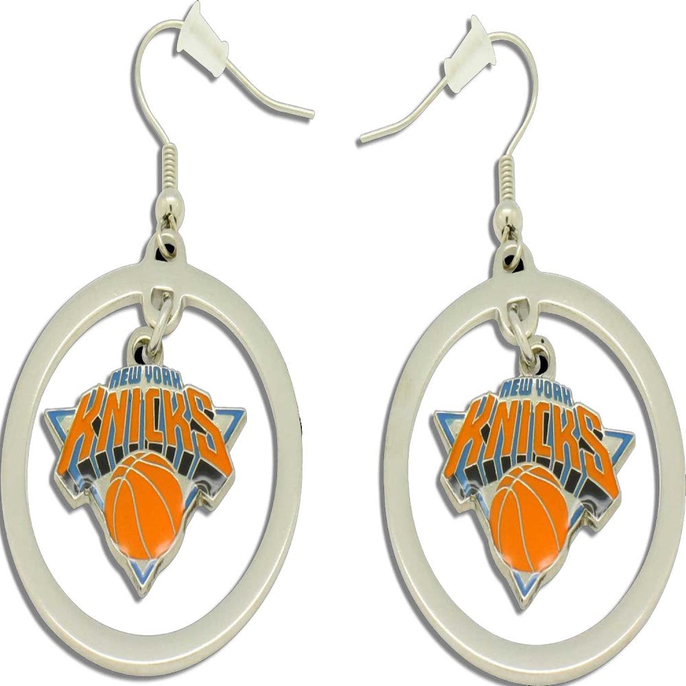 New York Knicks Team Hoop Earrings