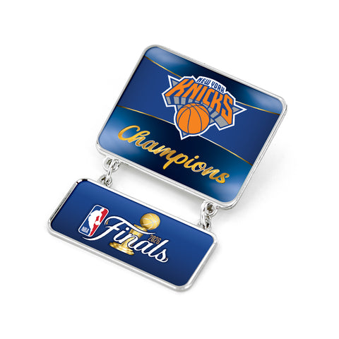 New York Knicks 2026 NBA Finals Champs Dangler Pin