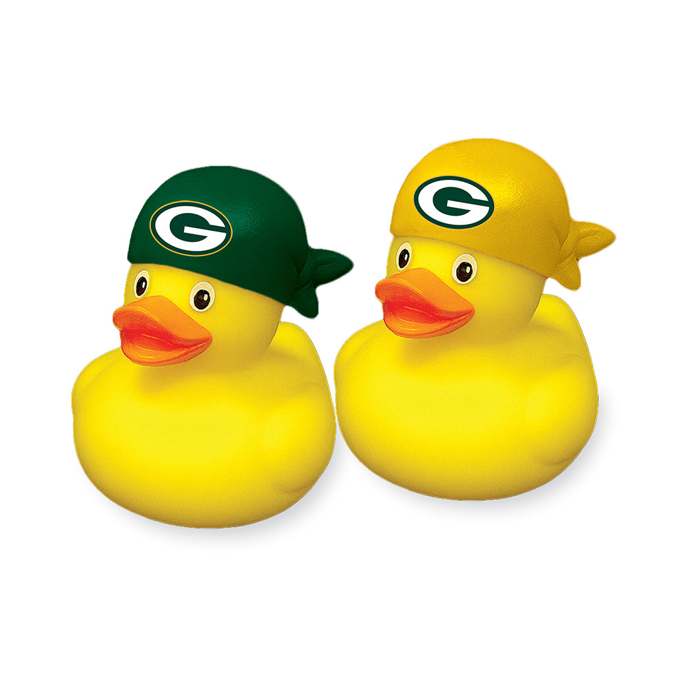 Green Bay Packers 2-Pack Rubber Duck Set