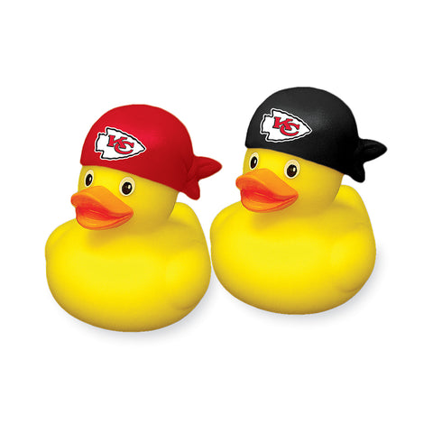 Kansas City Chiefs 2-Pack Rubber Duck Set