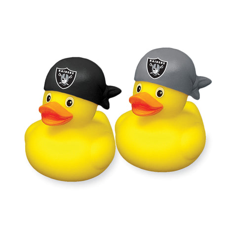 Las Vegas Raiders 2-Pack Rubber Duck Set
