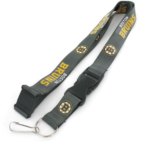 Boston Bruins Lanyard - Charcoal