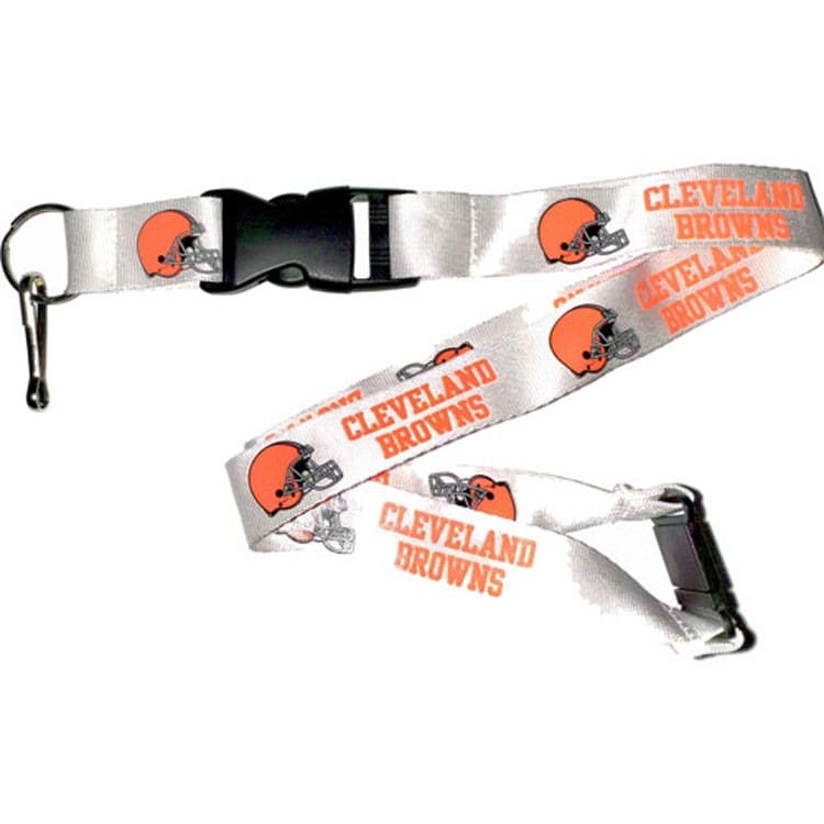 Cleveland Browns Lanyard - White