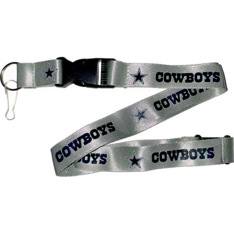 Dallas Cowboys Lanyard - Silver