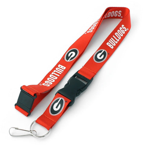 Georgia Bulldogs Lanyard - Red