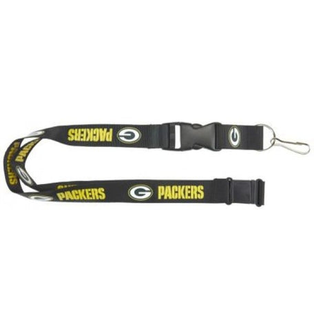 Green Bay Packers Lanyard - Black