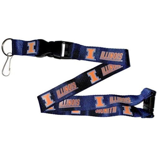 Illinois Fighting Illini Lanyard - BLue