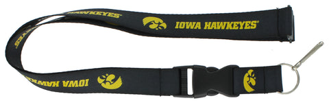 Iowa Hawkeyes Lanyard - Black