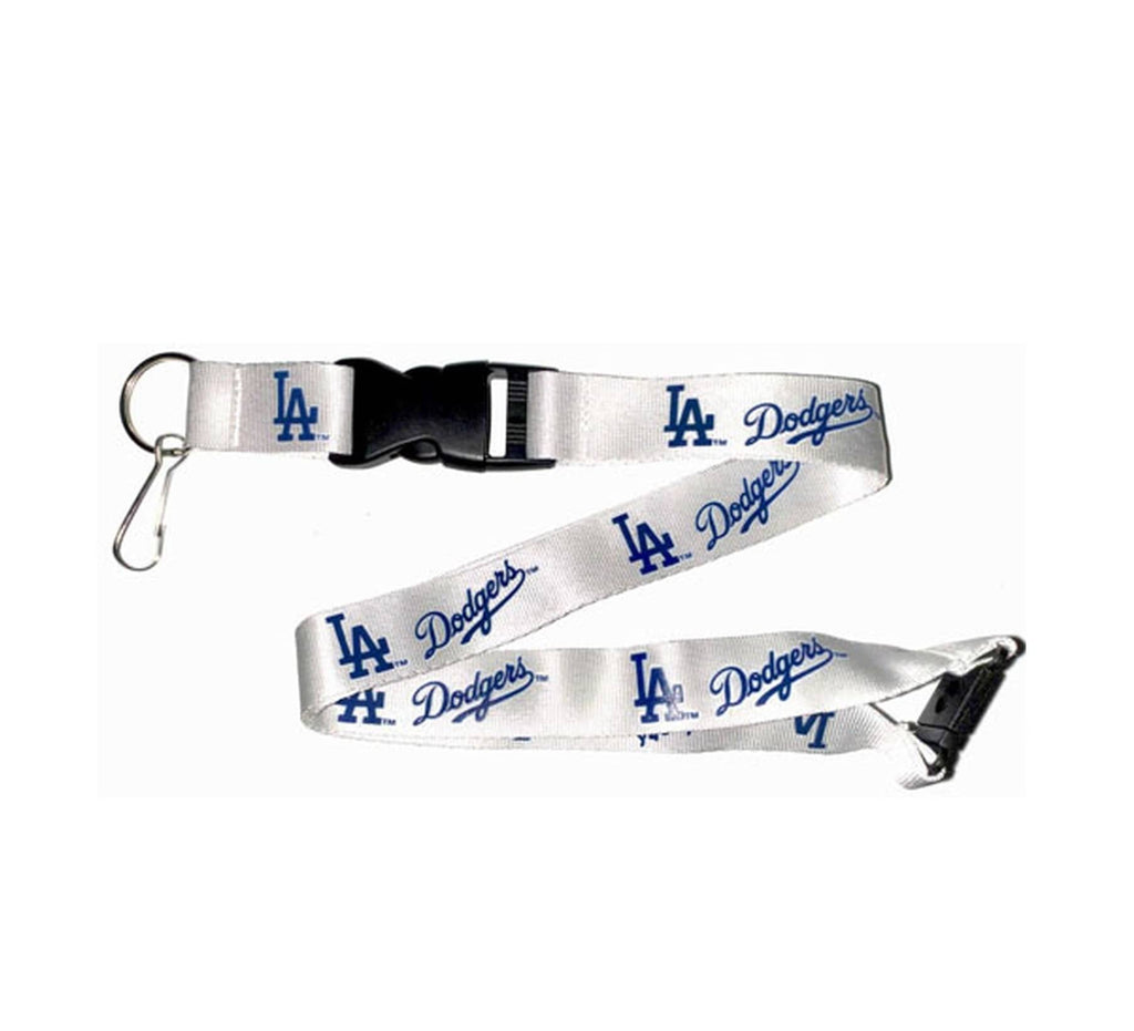 Los Angeles Dodgers Lanyard - White