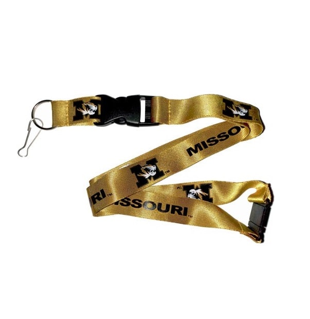 Missouri Tigers Lanyard - Gold