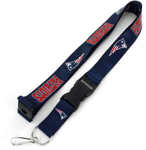 New England Patriots Lanyard - Blue