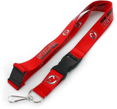 New Jersey Devils Lanyard - Red