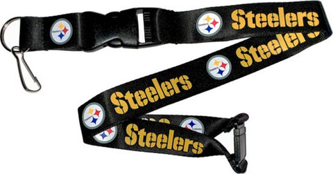 Pittsburgh Steelers Lanyard - Black