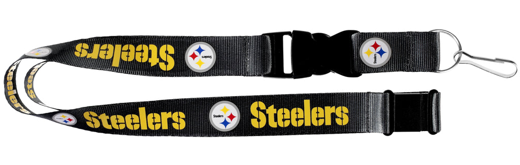 Pittsburgh Steelers Lanyard - Charcoal