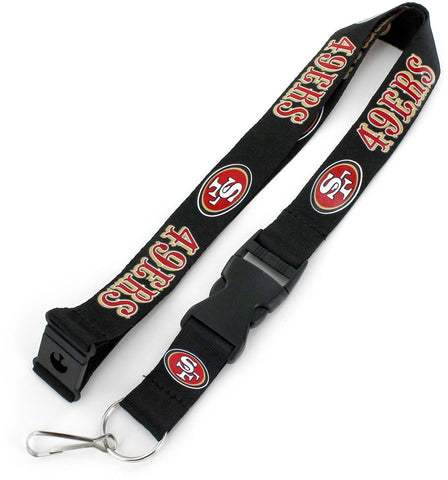 San Francisco 49ers Lanyard - Black