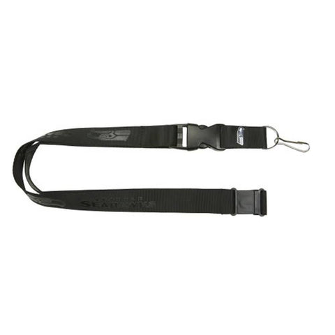 Seattle Seahawks Lanyard - Black on Black
