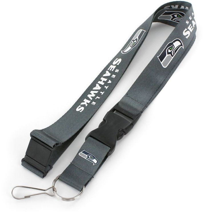 Seattle Seahawks Lanyard - Charcoal