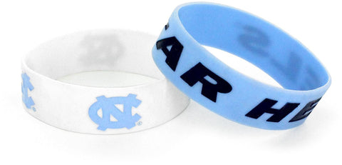 North Carolina Tar Heels 2pk Wide Bracelets