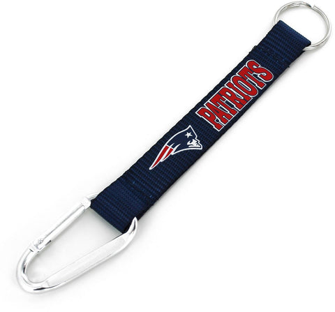 New England Patriots Carabiner Lanyard Keychain