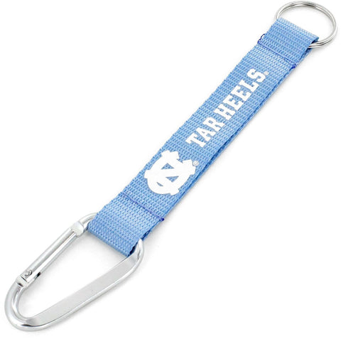 North Carolina Tar Heels Carabiner Lanyard Keychain