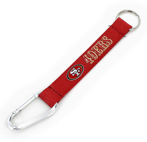 San Francisco 49ers Carabiner Lanyard Keychain