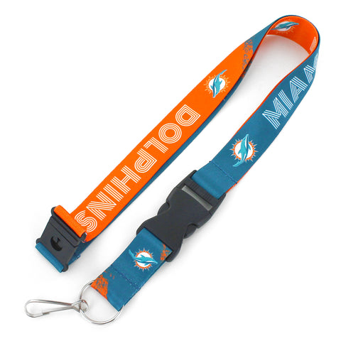 Miami Dolphins Crossfade Lanyard