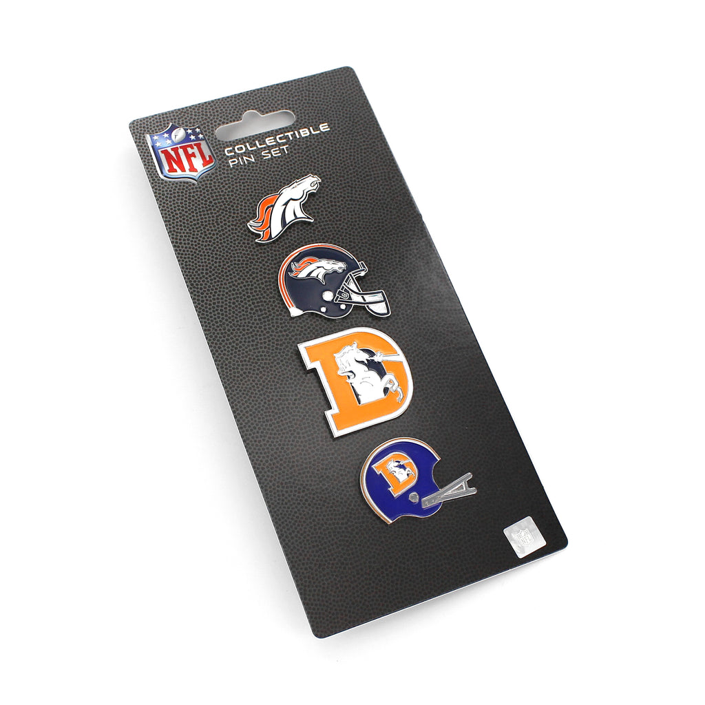 Denver Broncos 4 Pack Evolution Pin Set